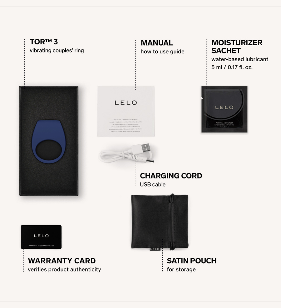 LELO Tor 3 Base Blue Bundling