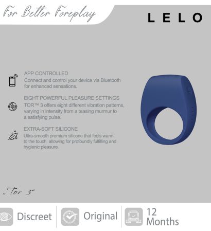 LELO Tor 3 Base Blue Detail