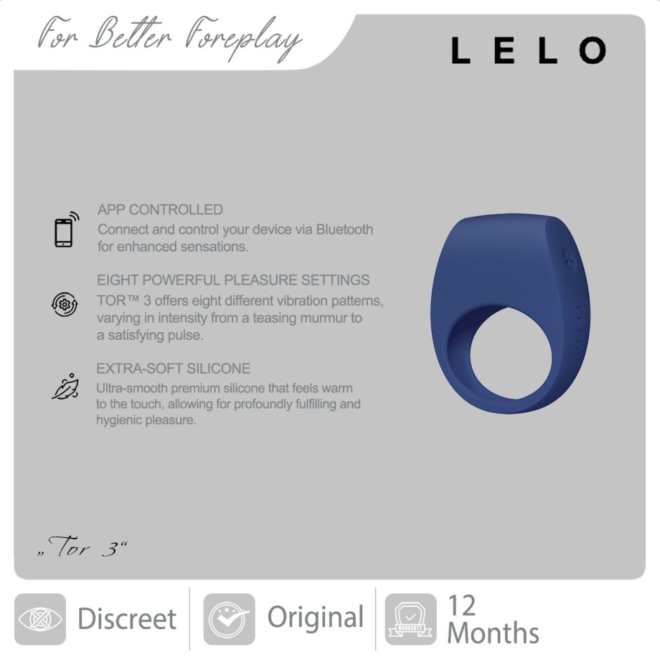 LELO Tor 3 Base Blue Detail