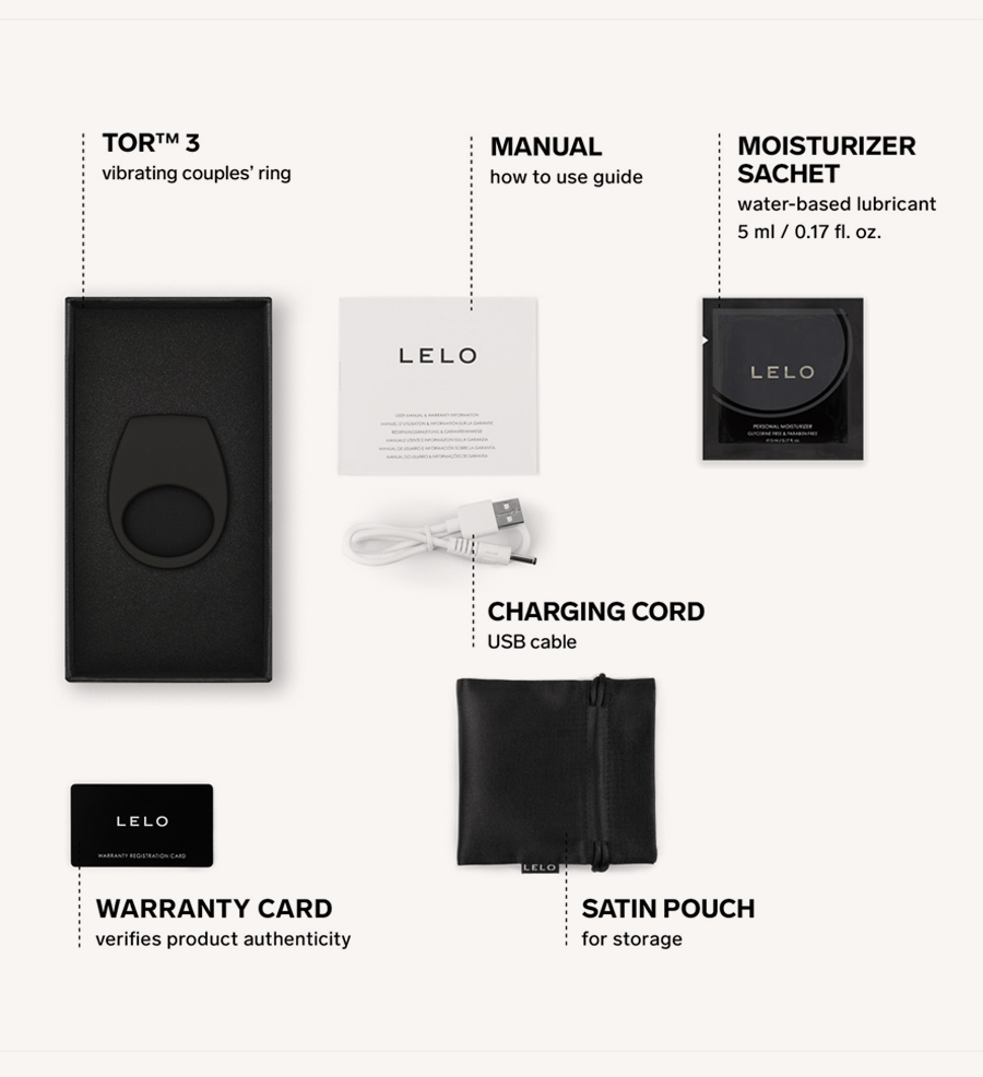 LELO Tor 3 Black Bundling