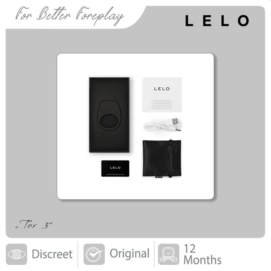 LELO Tor 3 Black Packaging