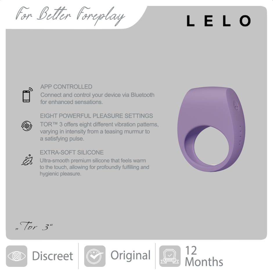 LELO Tor 3 Violet Dusk Detail