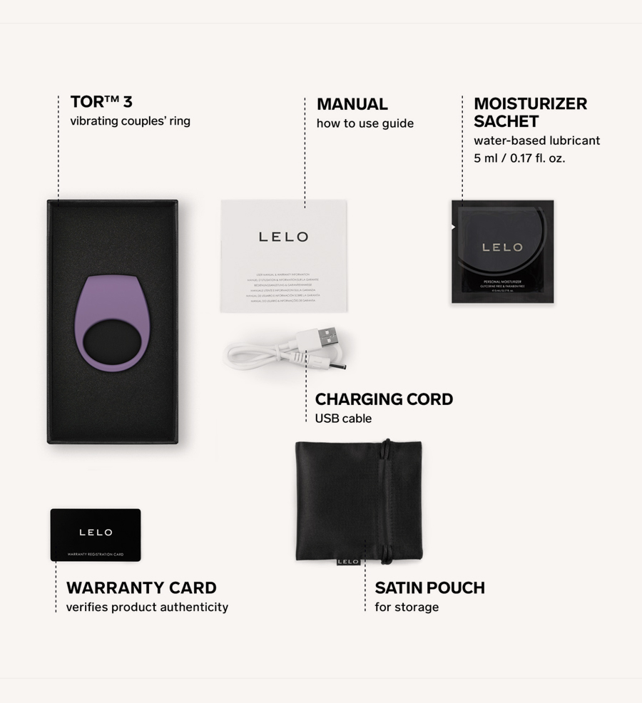 LELO Tor 3 Violet Dust Bundling