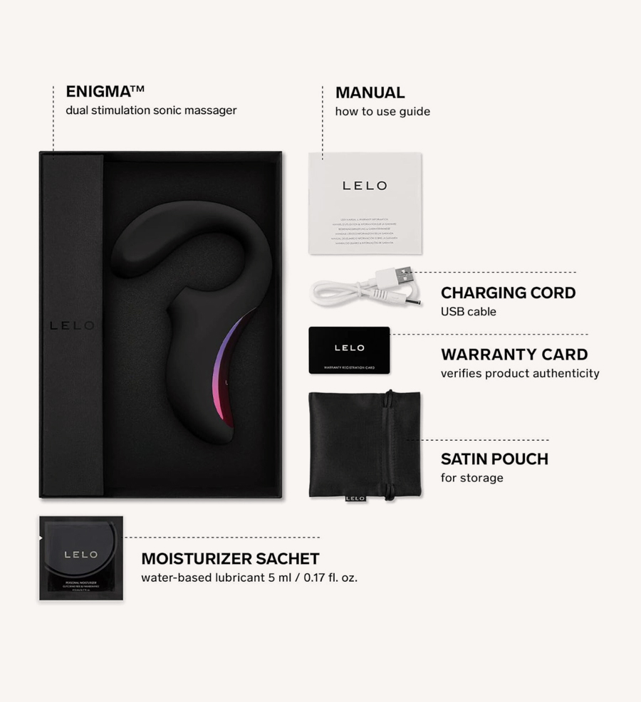 Tampilan LELO Enigma Wave Black