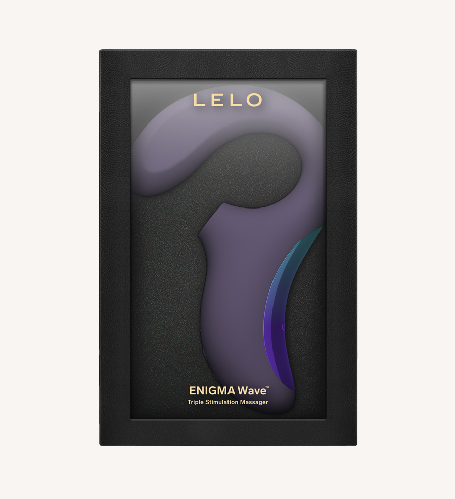 Kemasan LELO Enigma Wave Cyber Purple