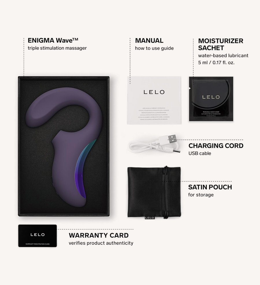 Tampilan LELO Enigma Wave Cyber Purple