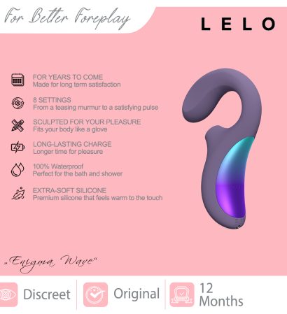 LELO Enigma Wave Cyber Purple detail