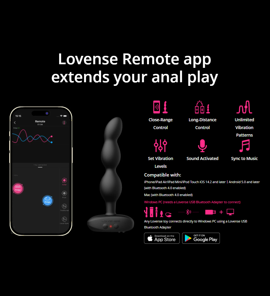 Vibrator Ridge App Control