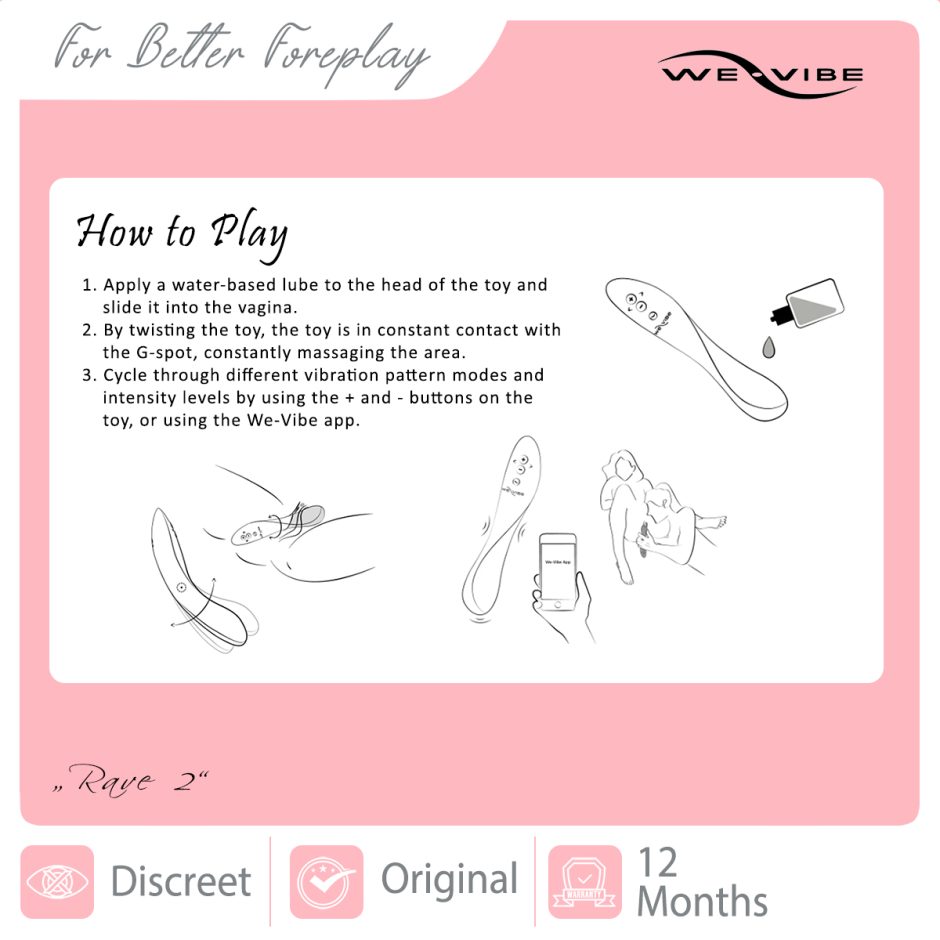 WE-VIBE Rave 2 How To