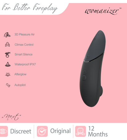 WOMANIZER Next Black Detail