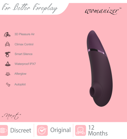 WOMANIZER Next Dark Purple Detail