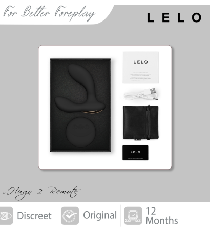 LELO Hugo 2 Remote Black Packaging