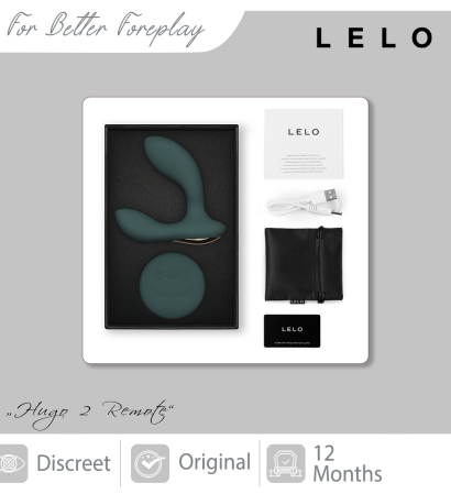 LELO Hugo 2 Remote Green Packaging