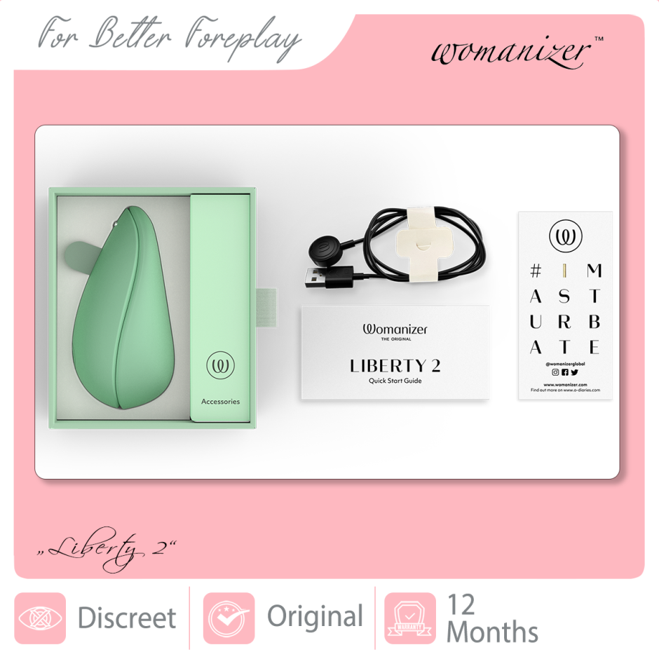 WOMANIZER Liberty 2 Sage Packaging