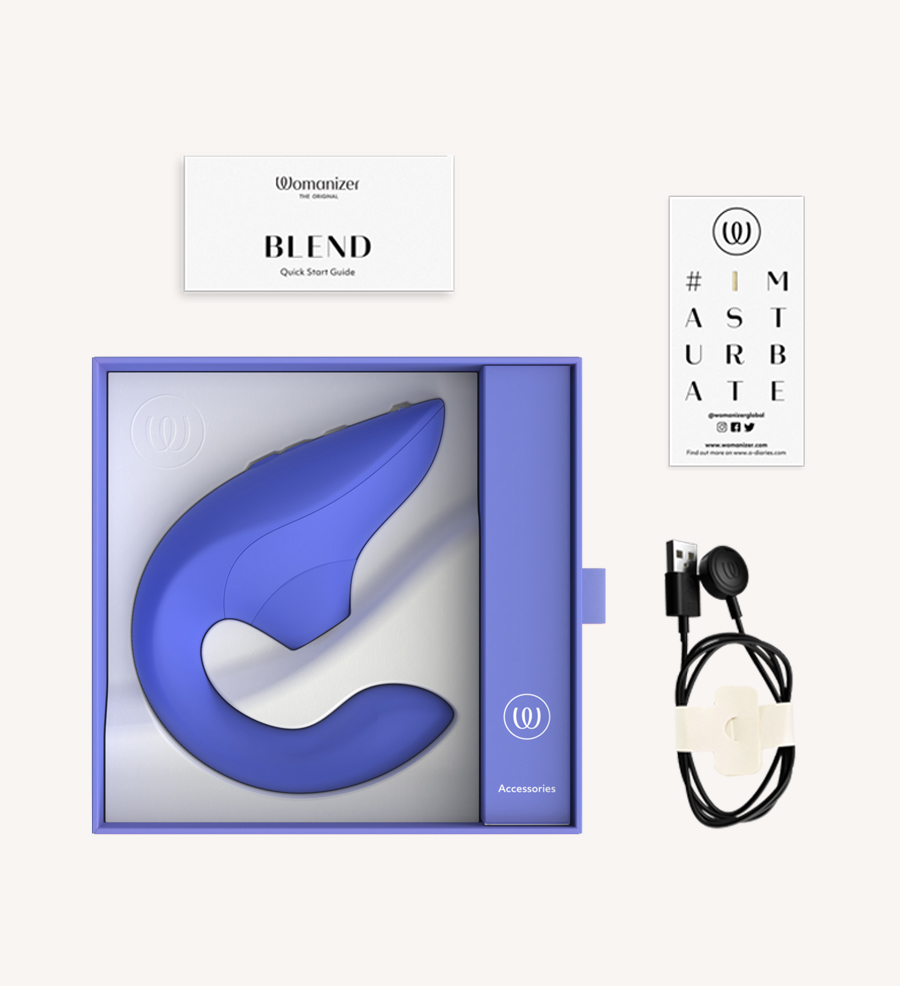 Kemasan WOMANIZER Blend Vibrant Blue