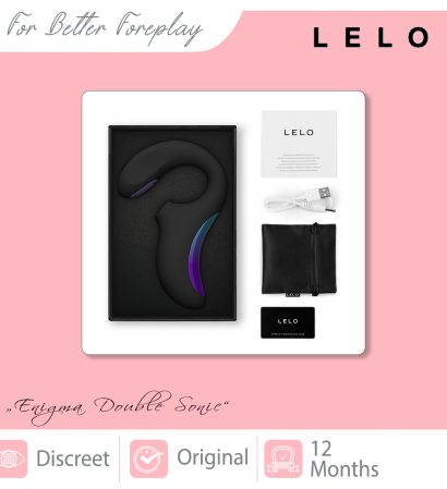 LELO Enigma Double Sonic Black Packaging