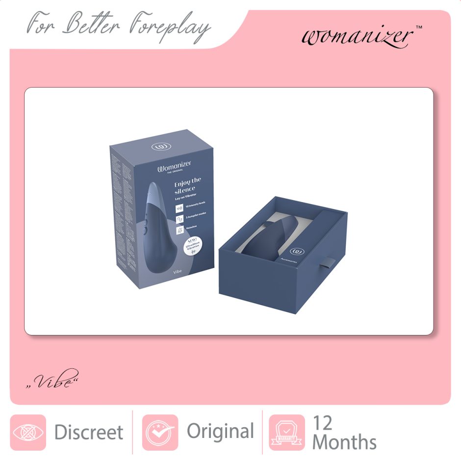 WOMANIZER Vibe Dark Blue Packaging -1
