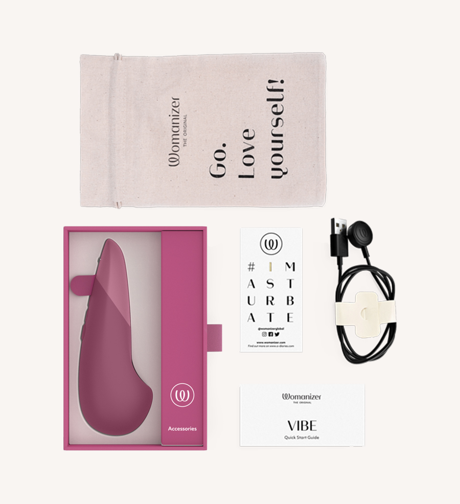 WOMANIZER Vibe Dusky Pink Packaging
