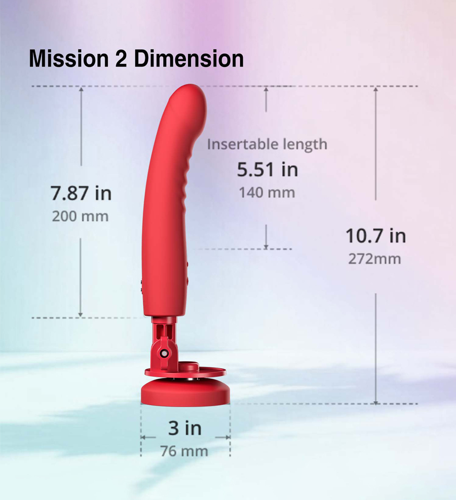 Dimensi LOVENSE Mission 2