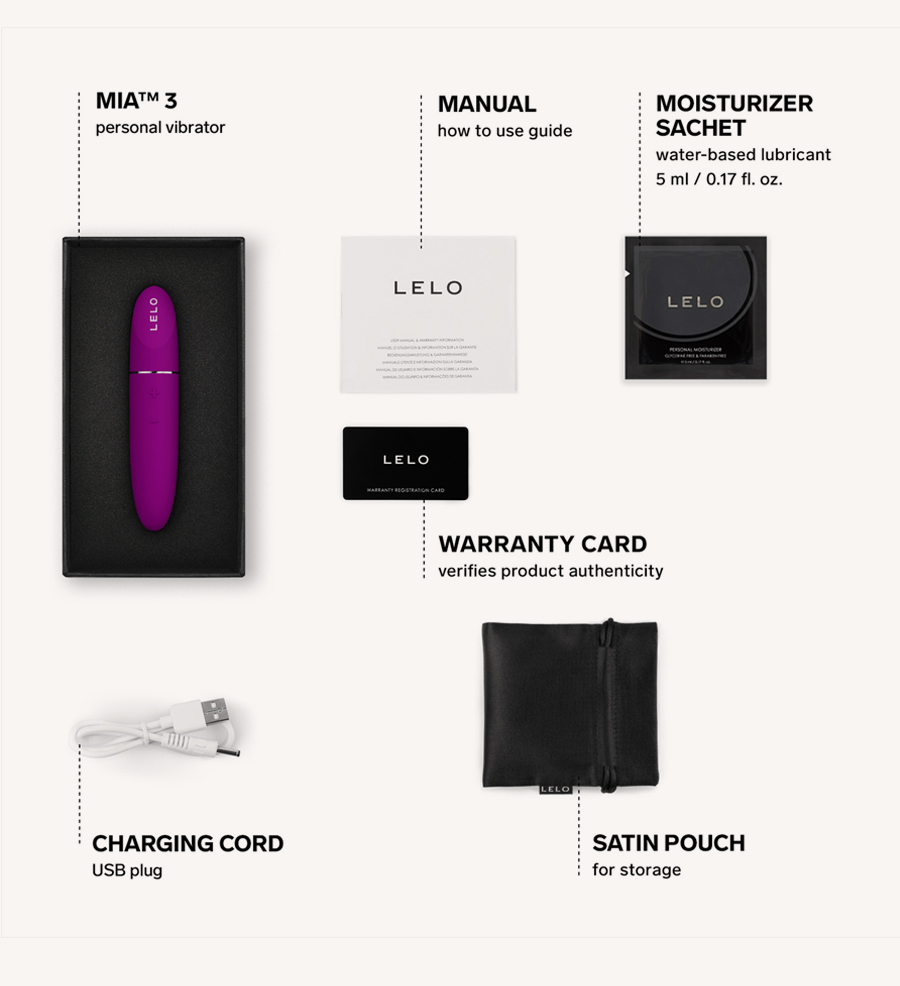 LELO Mia 3 Deep Rose Bundling