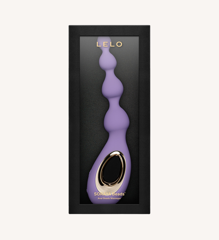 LELO Soraya Beads Violet Dusk Packaging