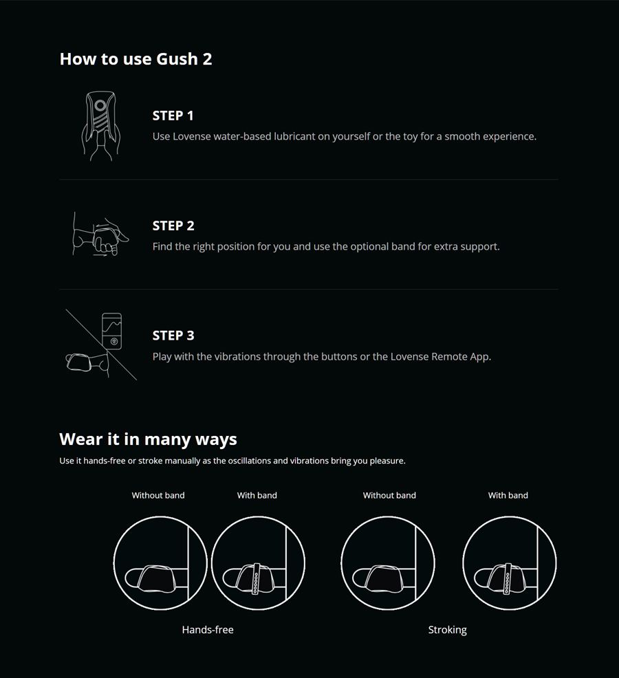 LOVENSE Gush 2 HowTo -3