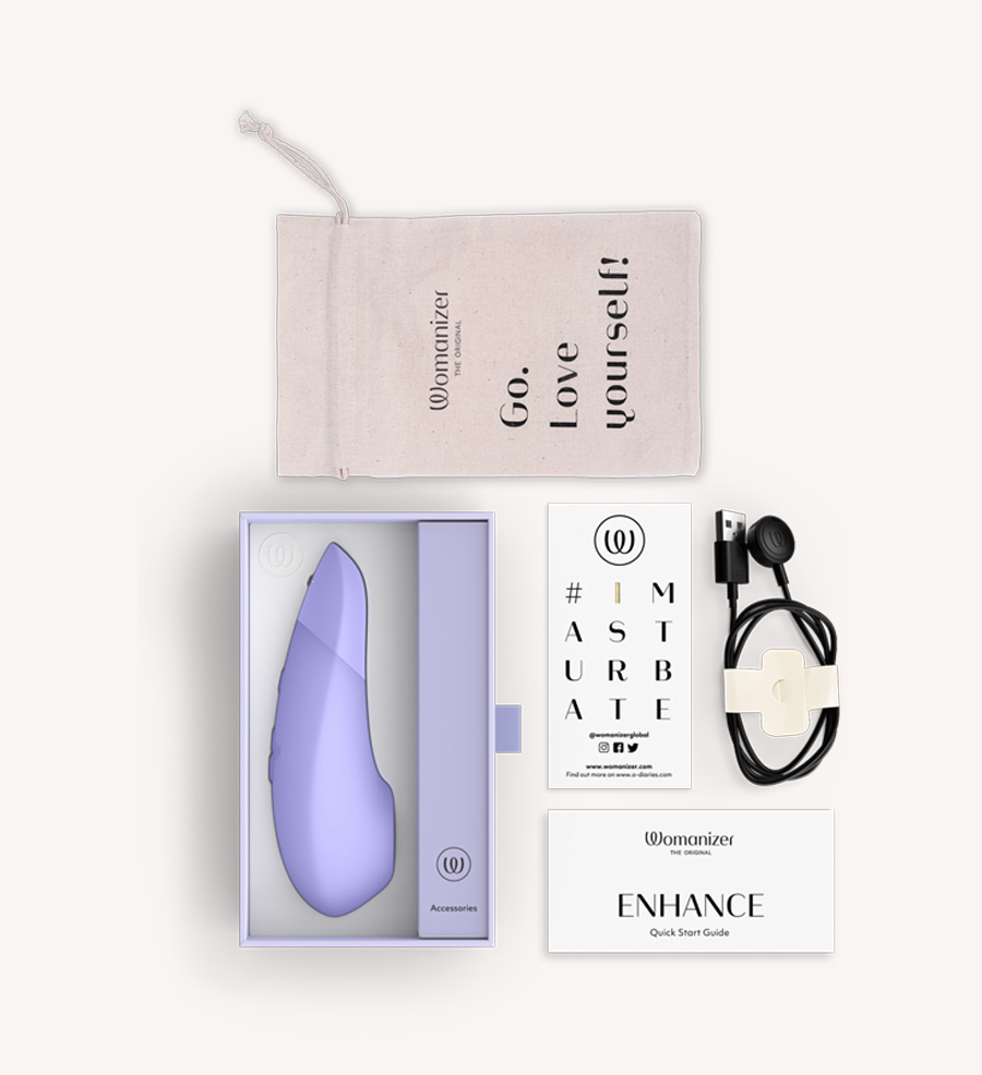 WOMANIZER Enhance Lilac Packaging