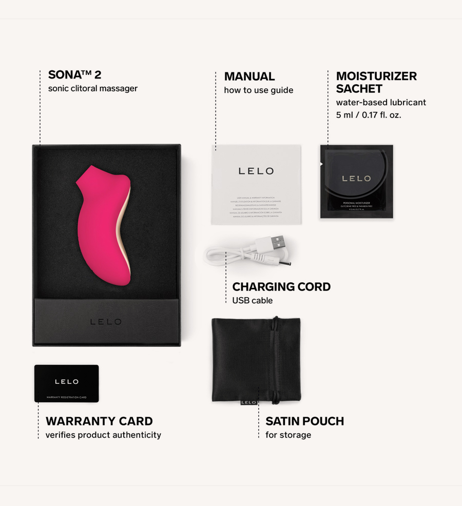 LELO Sona 2 Cerise Bundling
