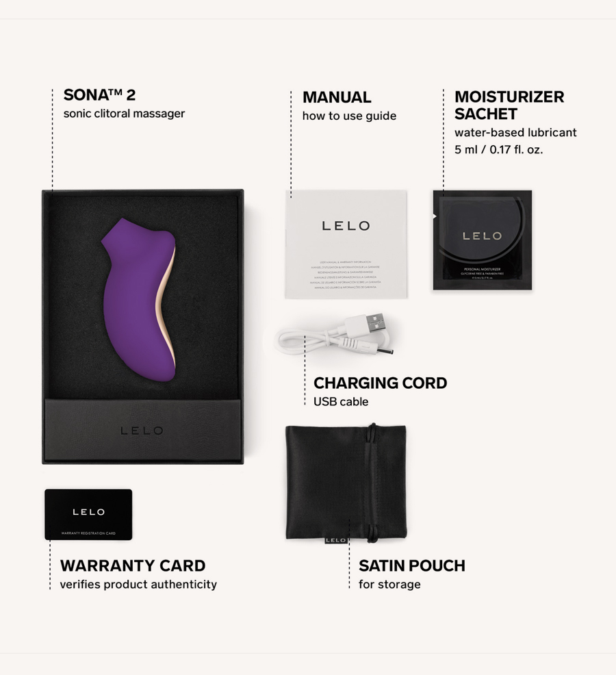 LELO Sona 2 Purple Bundling