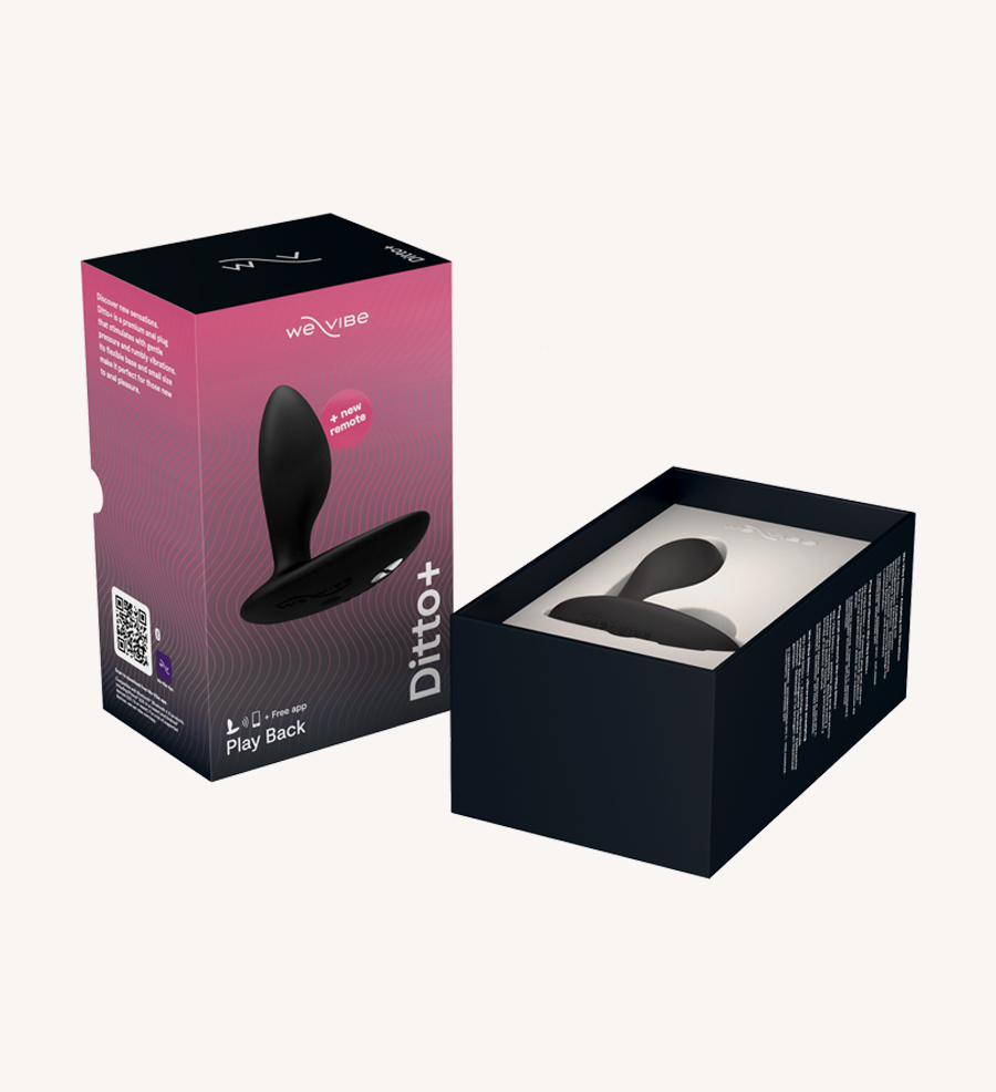 WE-VIBE Ditto+ Black Packaging