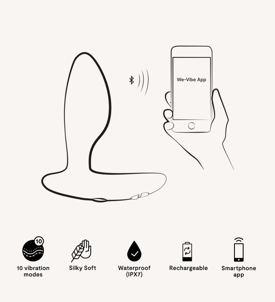 Anal Plug With App Control