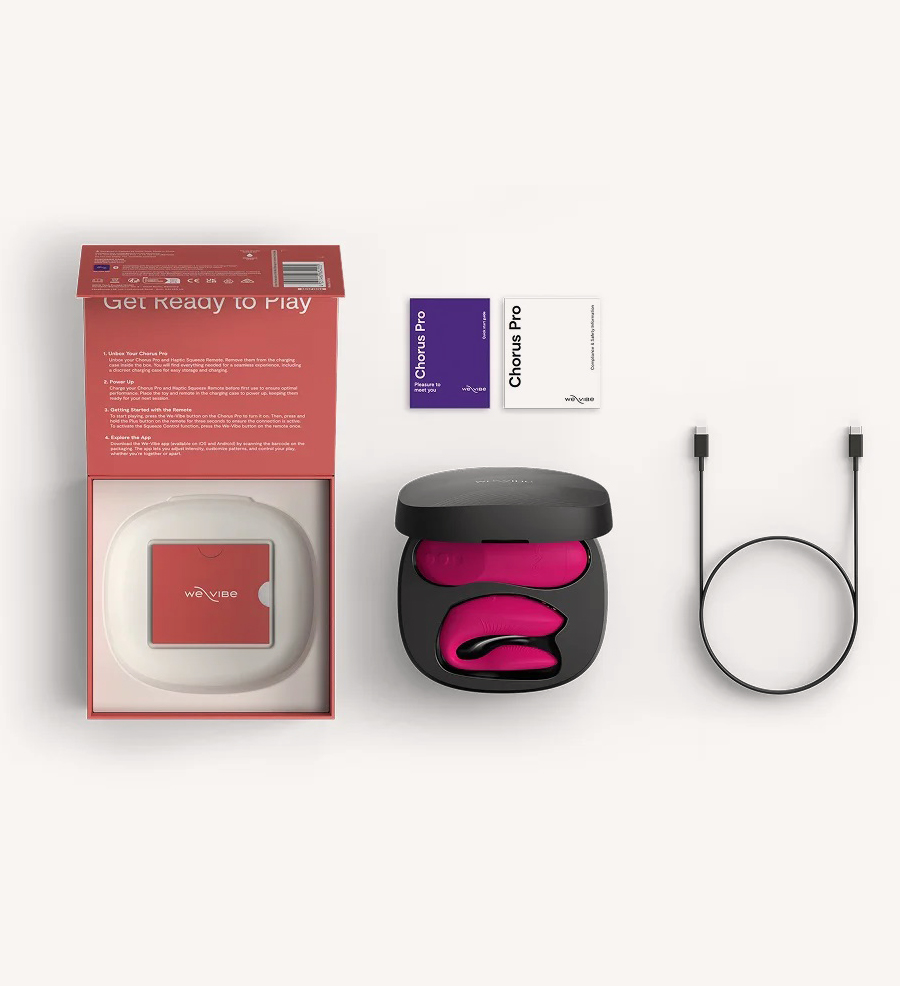 WE-VIBE Chorus Pro Electric Pink Packaging