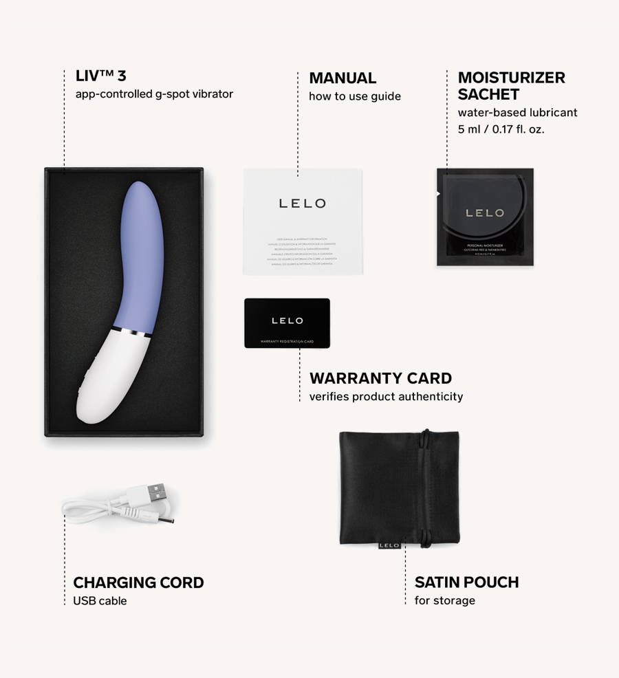 Tampilan LELO Liv 3 Powder Blue