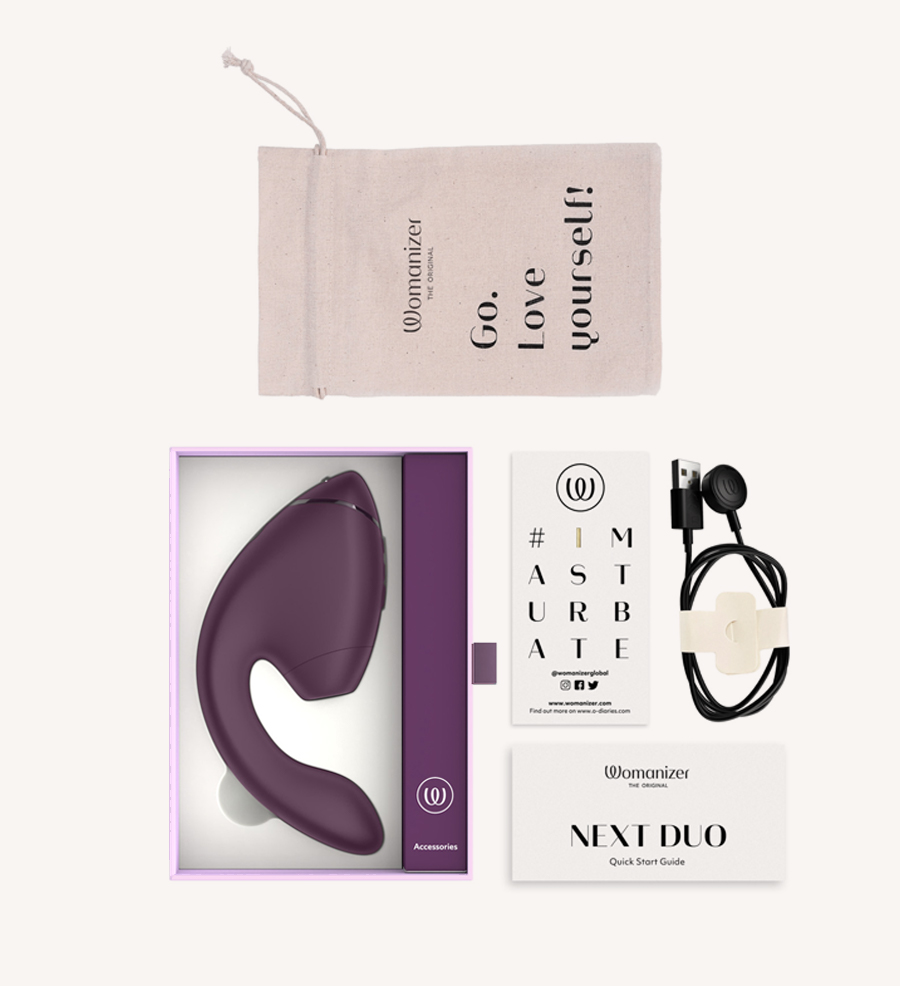 Kemasan WOMANIZER Next Duo Dark Purple