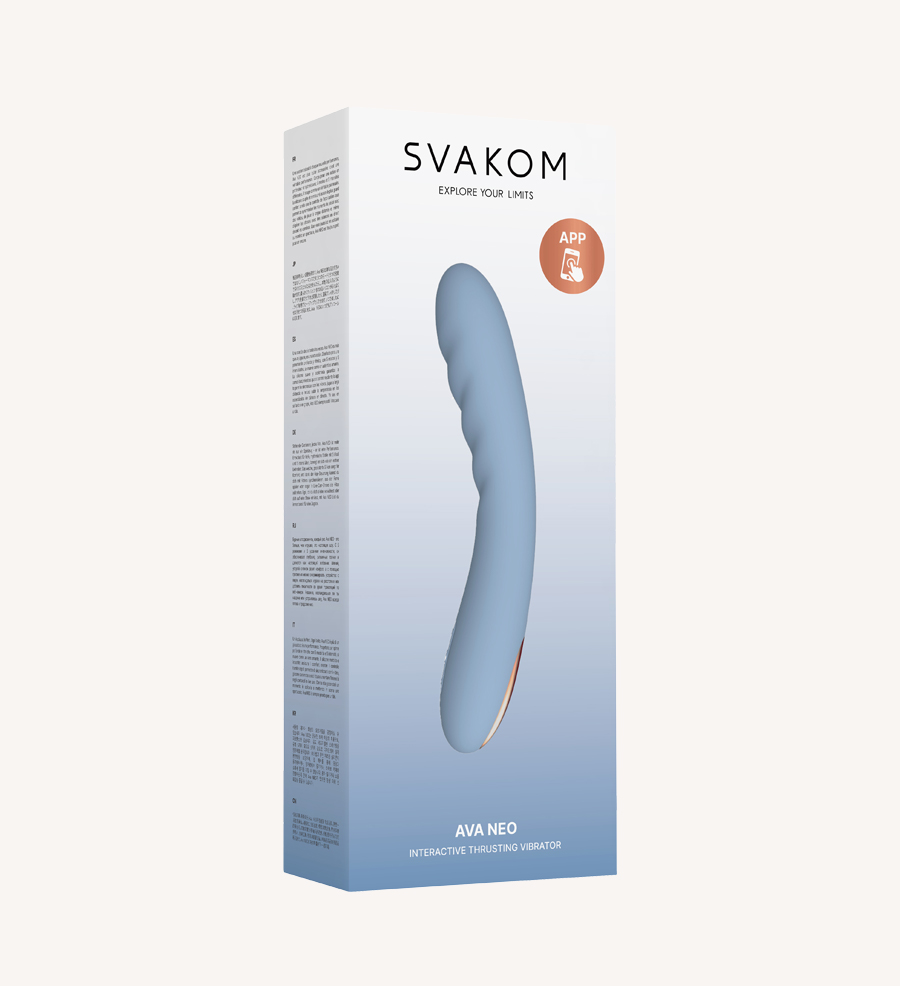 SVAKOM Ava Neo Cornflower Blue Packaging
