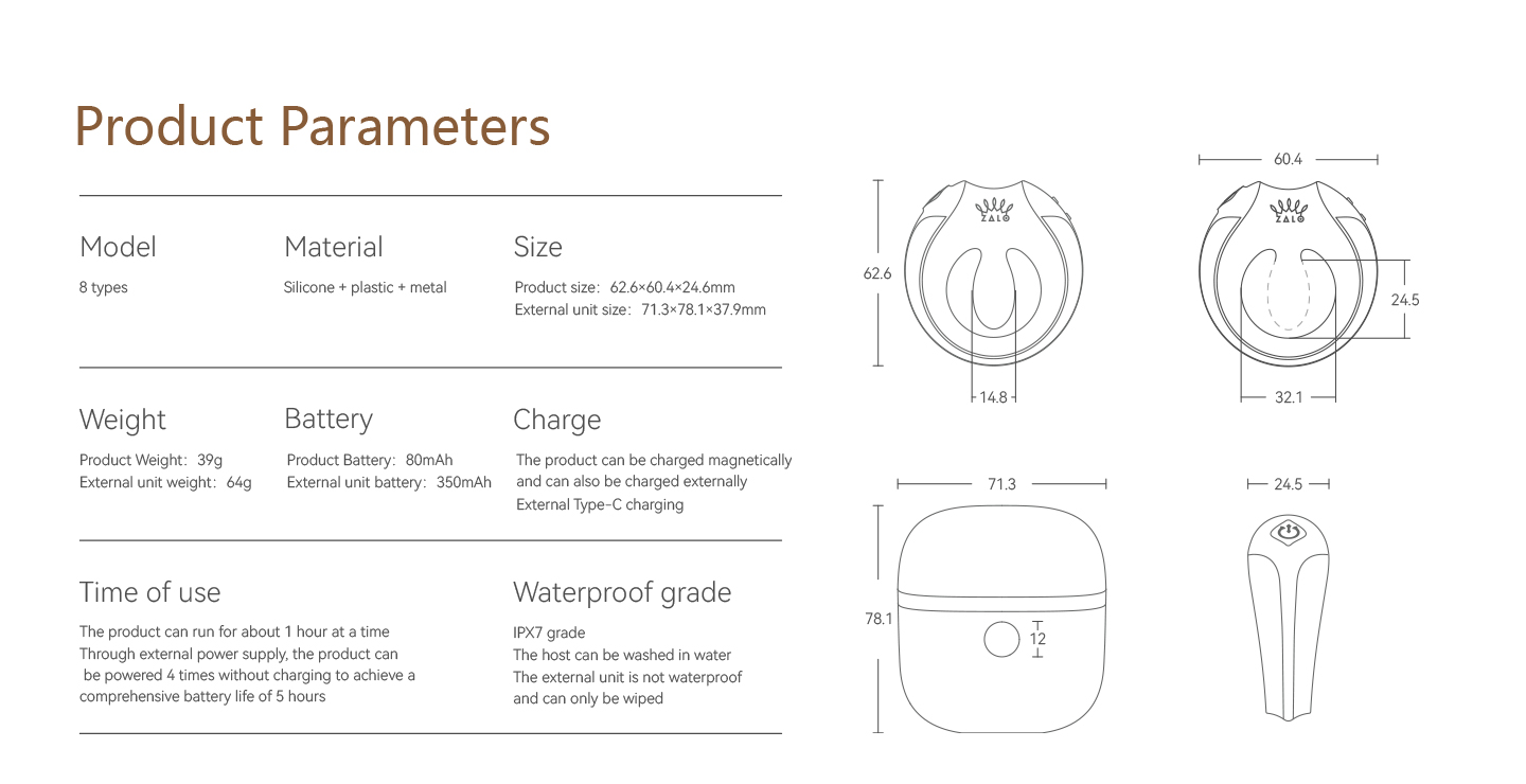 ZALO Apis Dimensions