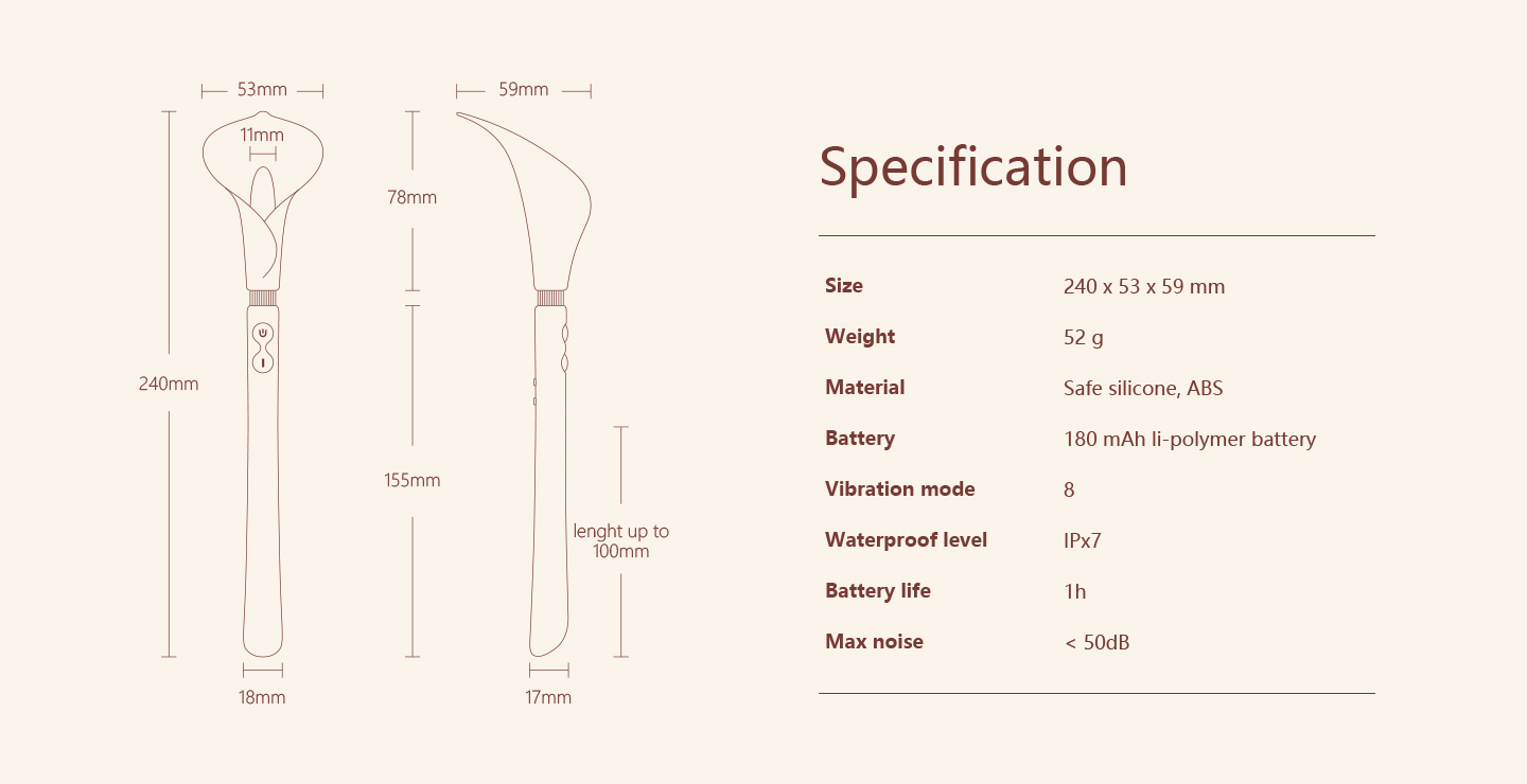 ZALO Calla Spesifications