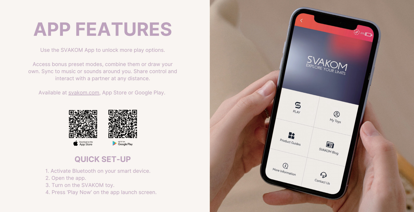 SVAKOM Cici+ 2 App Features