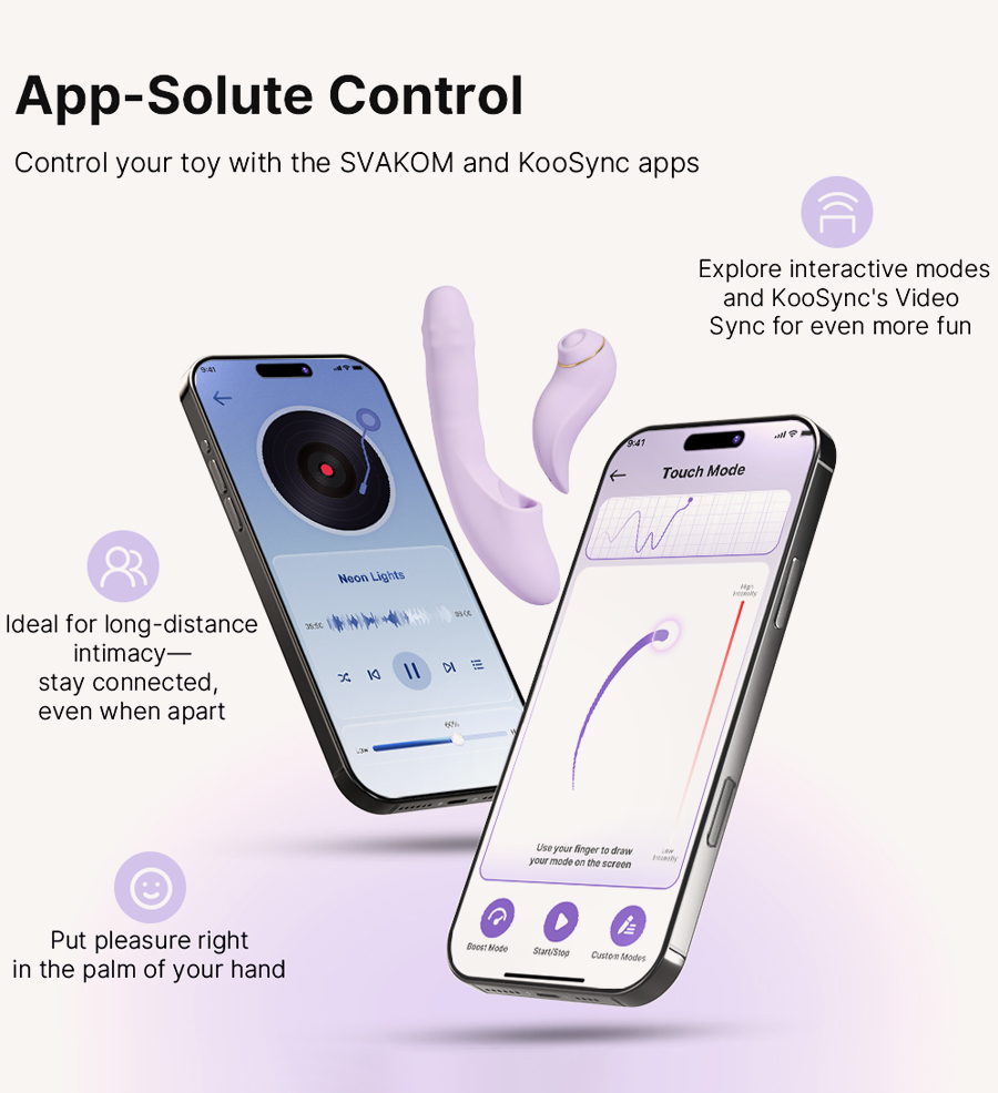 SVAKOM DuoGlow Stimulator App Control