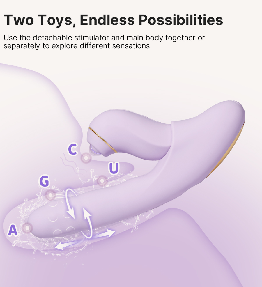 SVAKOM DuoGlow Stimulator Silicone