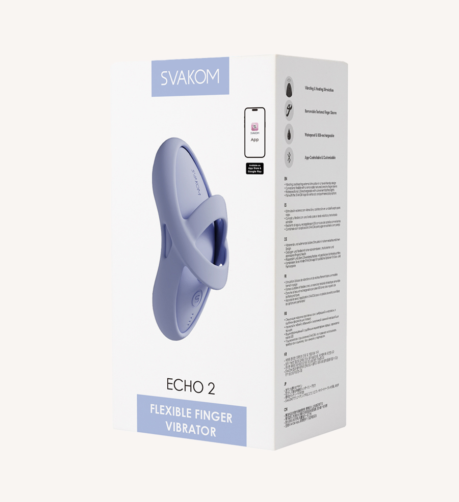 SVAKOM Echo 2 Sky Blue Packaging