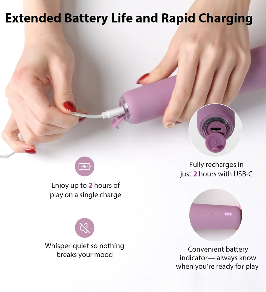 SVAKOM Emma Neo 2 Wand Massager USB-C