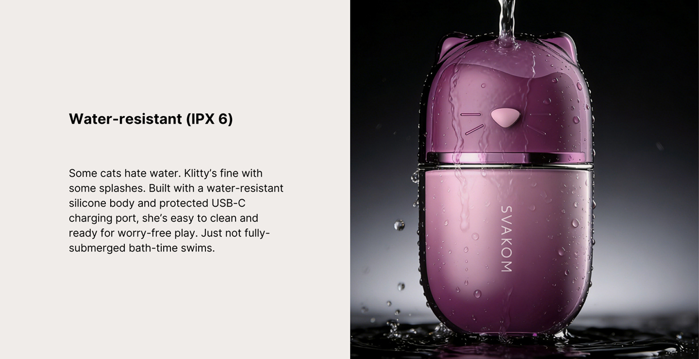 SVAKOM Klitty Water-resistant