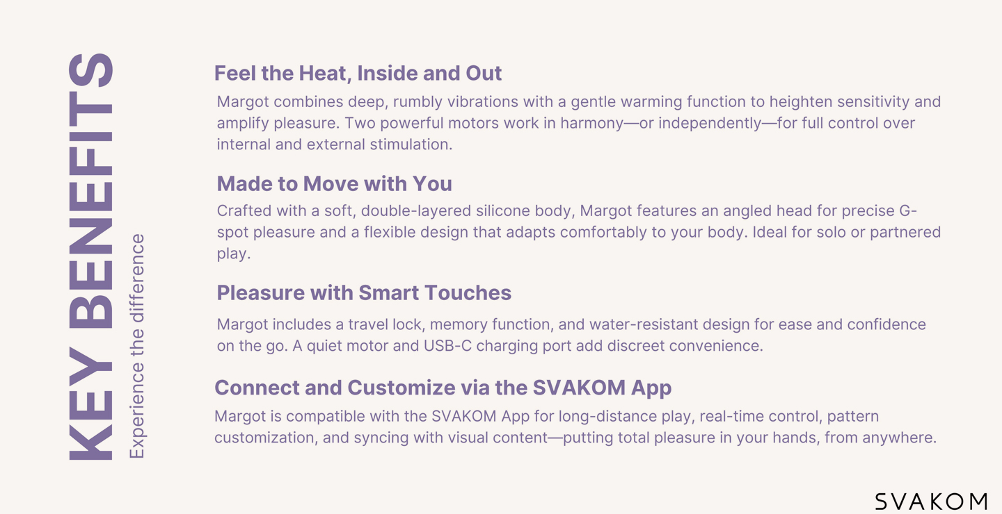SVAKOM Margot Key Benefits
