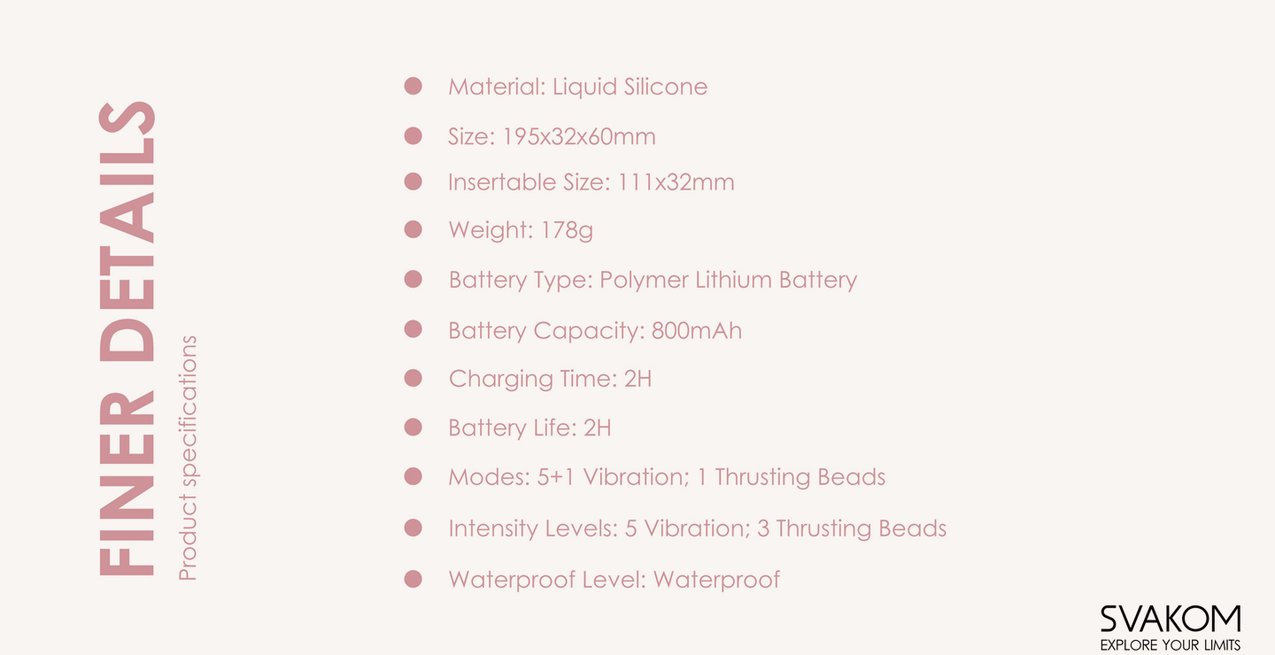 SVAKOM Mora Neo Details