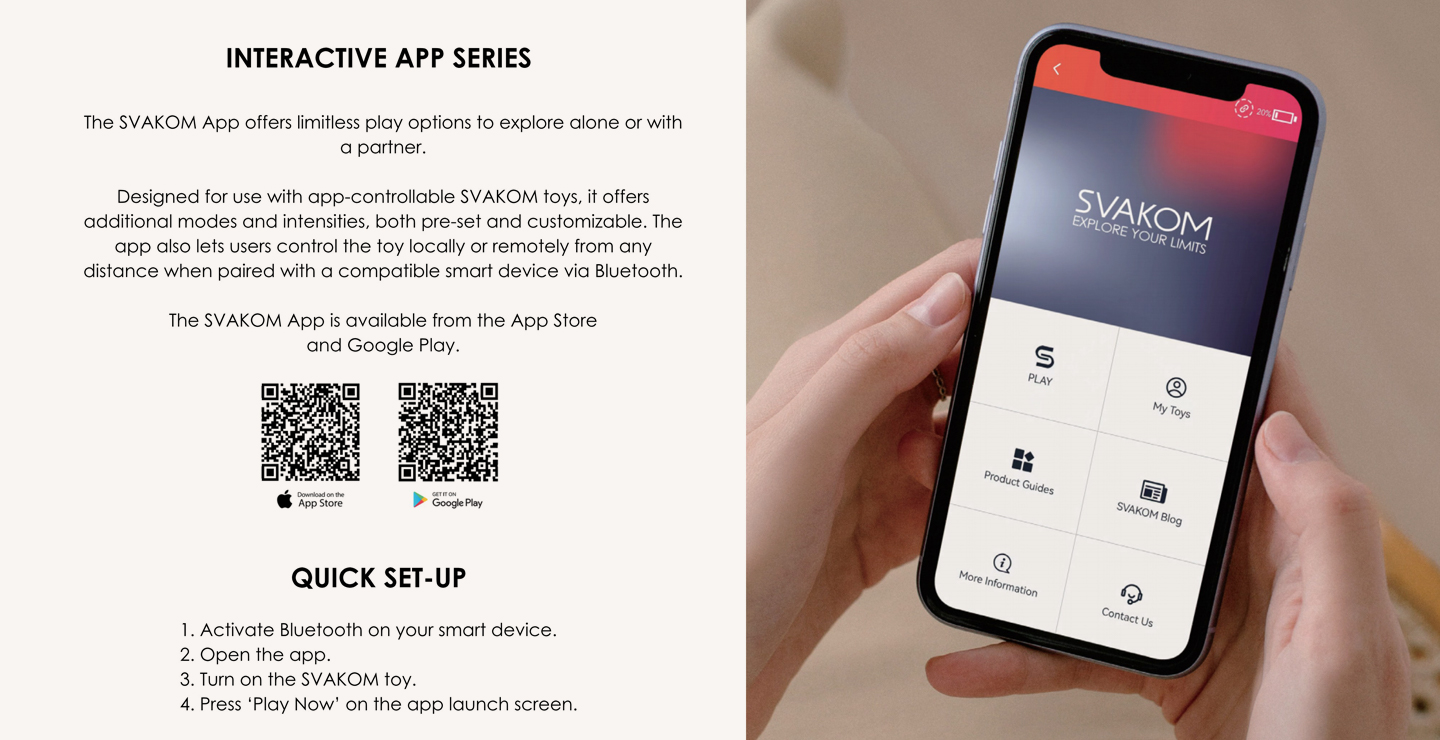 SVAKOM Mora Neo Interactive App