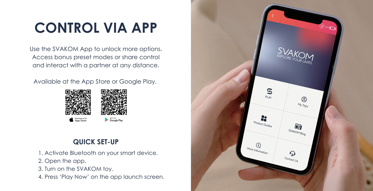 SVAKOM Vick Neo 2 Control Via App