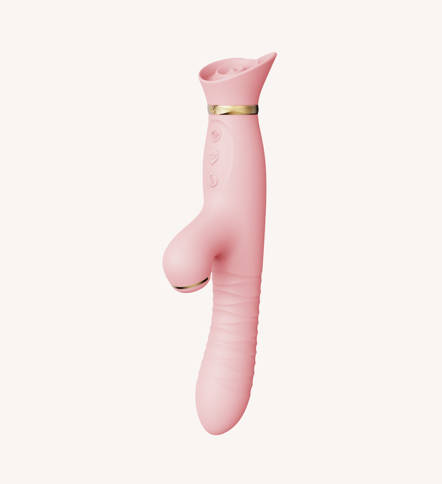 ZALO Rose Thruster Vibrator