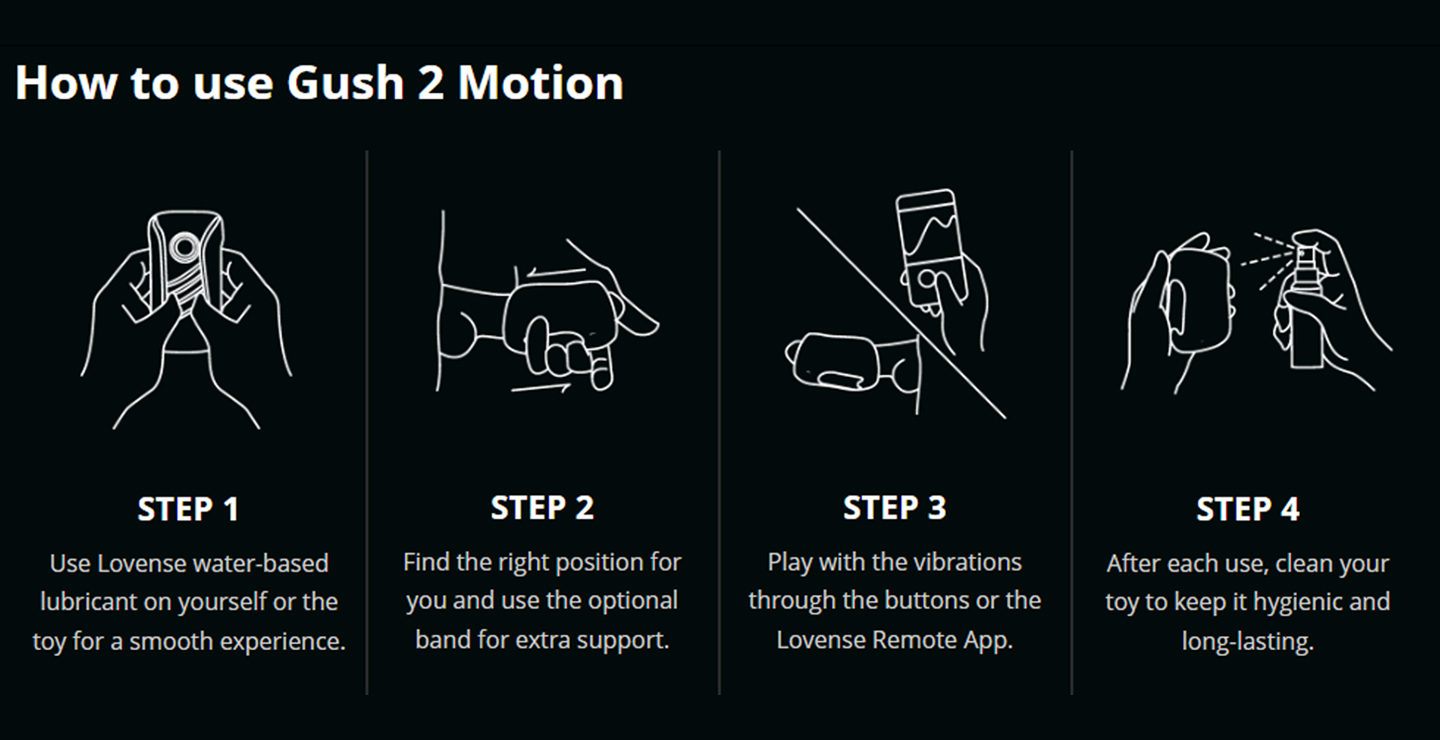 LOVENSE Gush 2 Motion How To